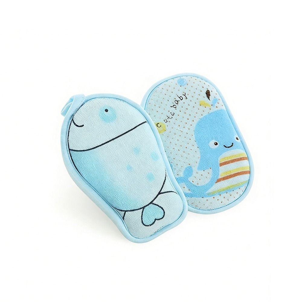Hanging Design Baby Bath Sponge Soft Infant Wash Ball Infant Bath Cleaning Brush  Infant Bathing