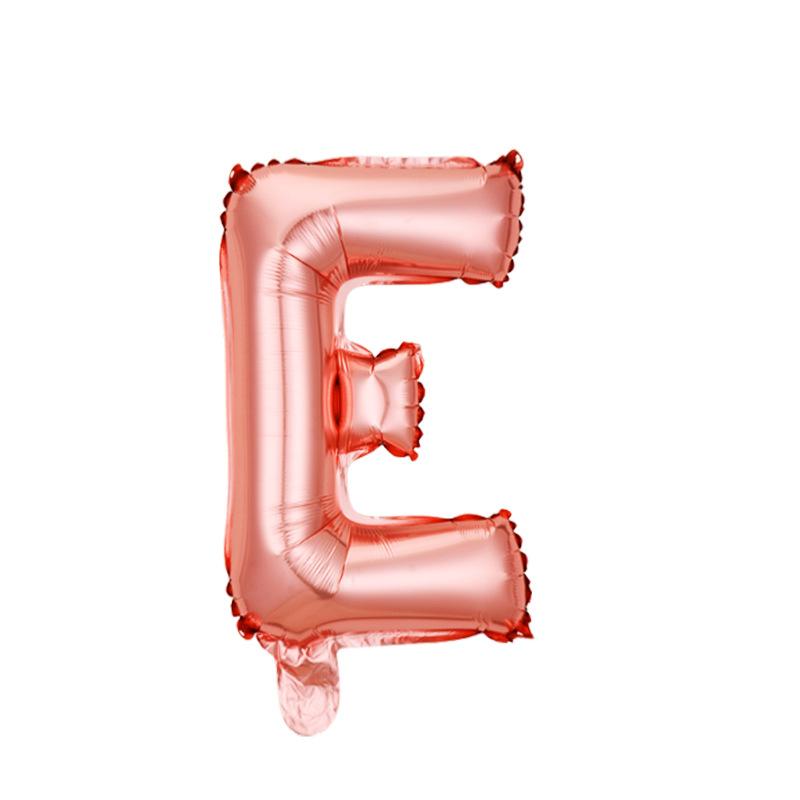Skinny 32-Inch Rose Gold Letter Balloon Birthday Party Decoration Aluminum Film Balloon Silver Gold Helium Floating In The Air
