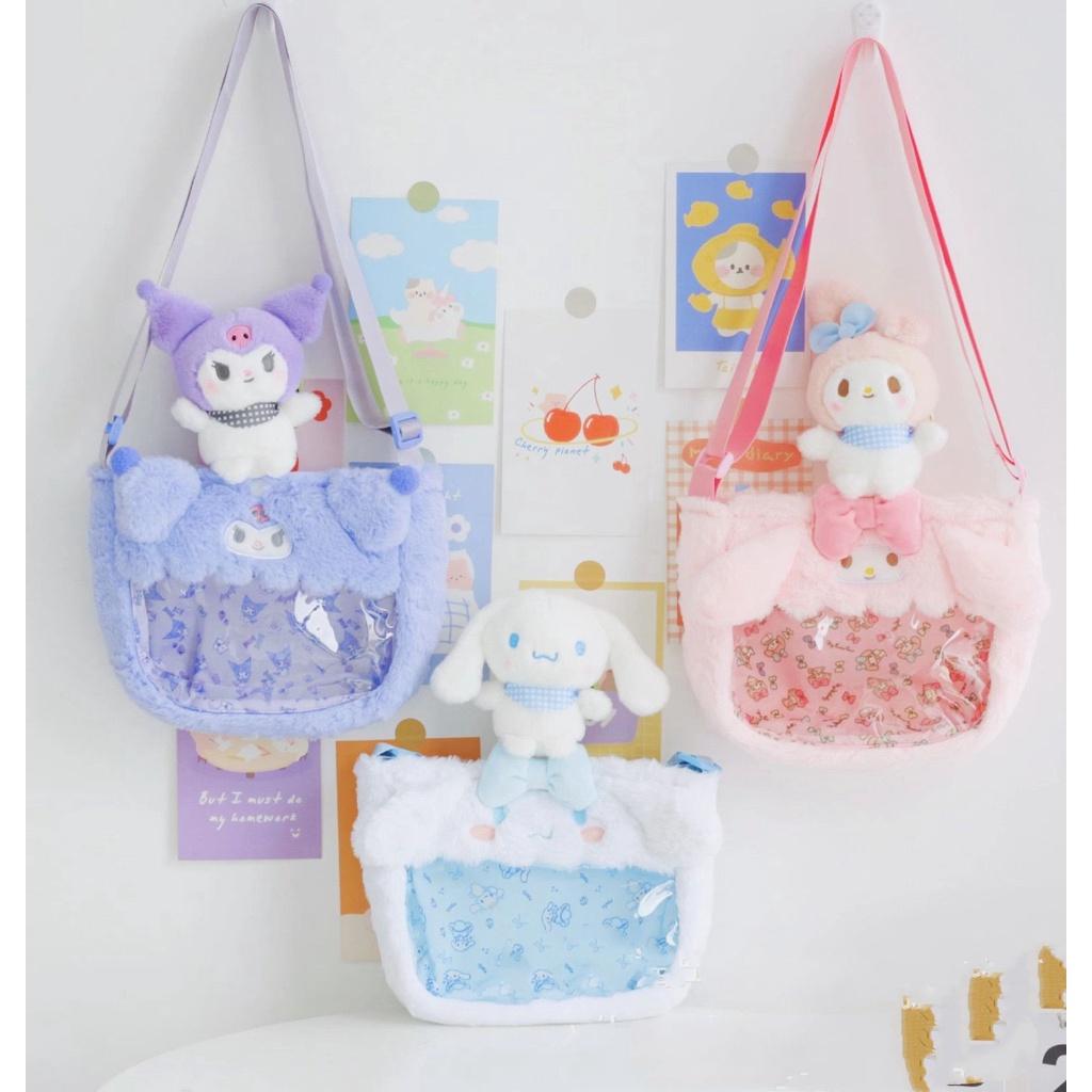 Plush Messenger Bag For Toddlers With And Characters