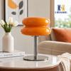 Macaron Glass Table Lamp Korean Nordic Bedside Dimmable Night Light Girl Bedroom Decor