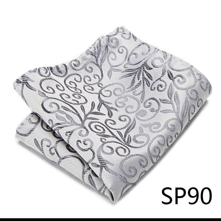 Guangzhou 1200-Pin High-Density Men'S Elegant Retro Business Suit Jacquard Pocket Towel Square Towel