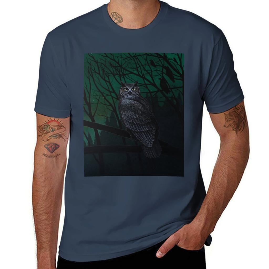 Night Watcher Tshirt Large Size Casual Tee Shirt