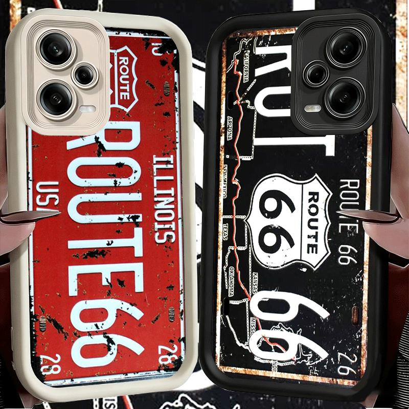 Retro Vintage License Plate Soft Phone Case for Xiaomi Redmi Note 15 14 13 12 11 Pro Plus 10S 11S 4G 11T 5G Shell Silicone Funda