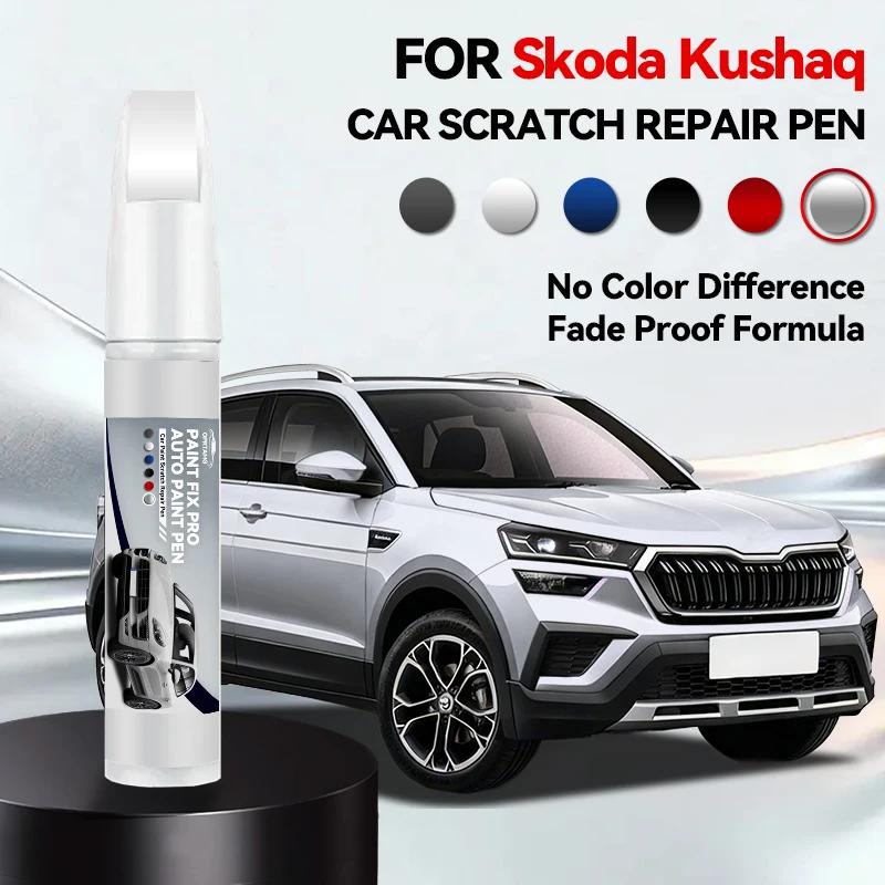 

Specialized Automobiles For Skoda Kushaq 1990-2026 Paint Repair Pen Touch Up Scratch Remover DIY Auto Accessories Black White Si срібний