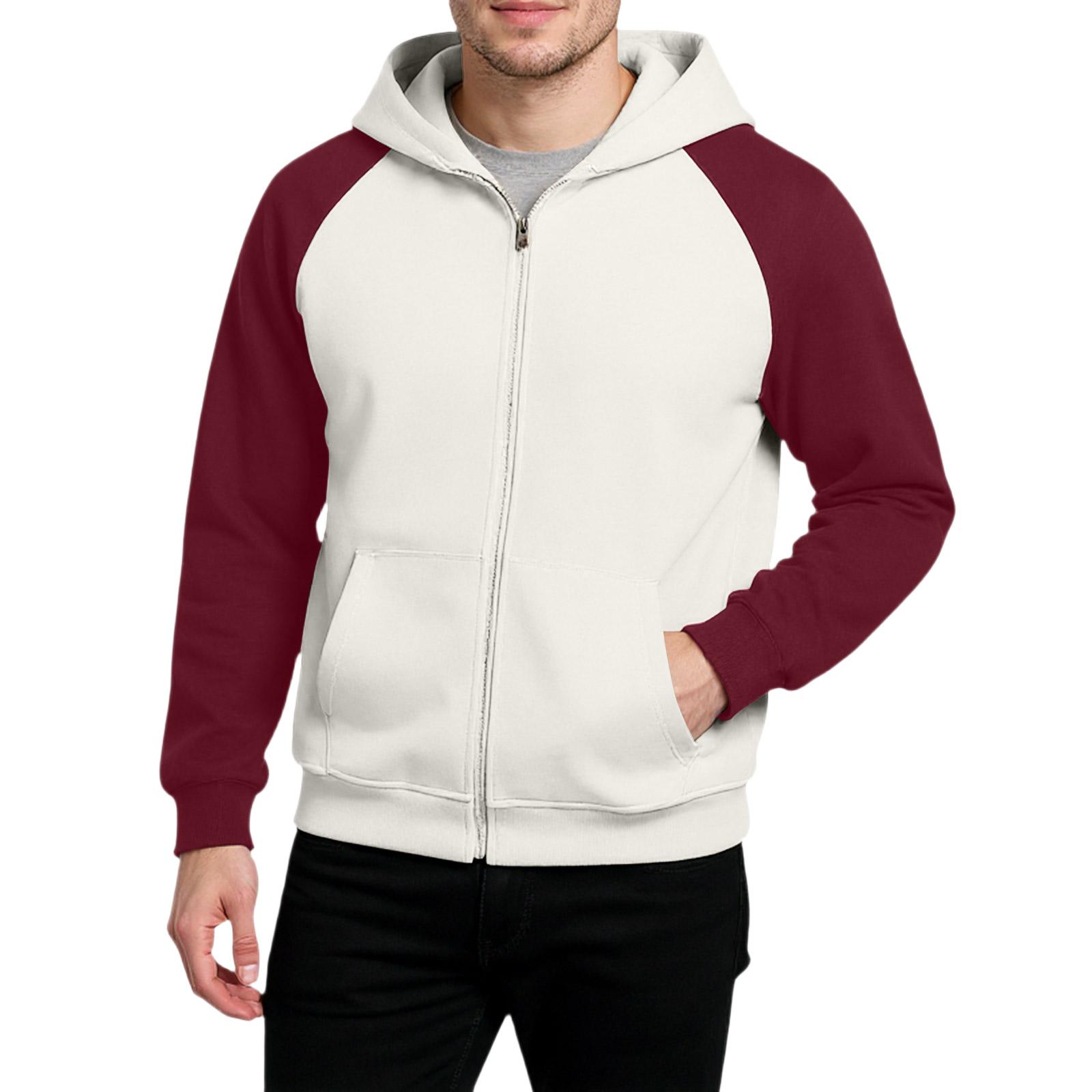 

Men s Women s Loose Leisure Trend Zipper Color Matching Cardigan Coat XL