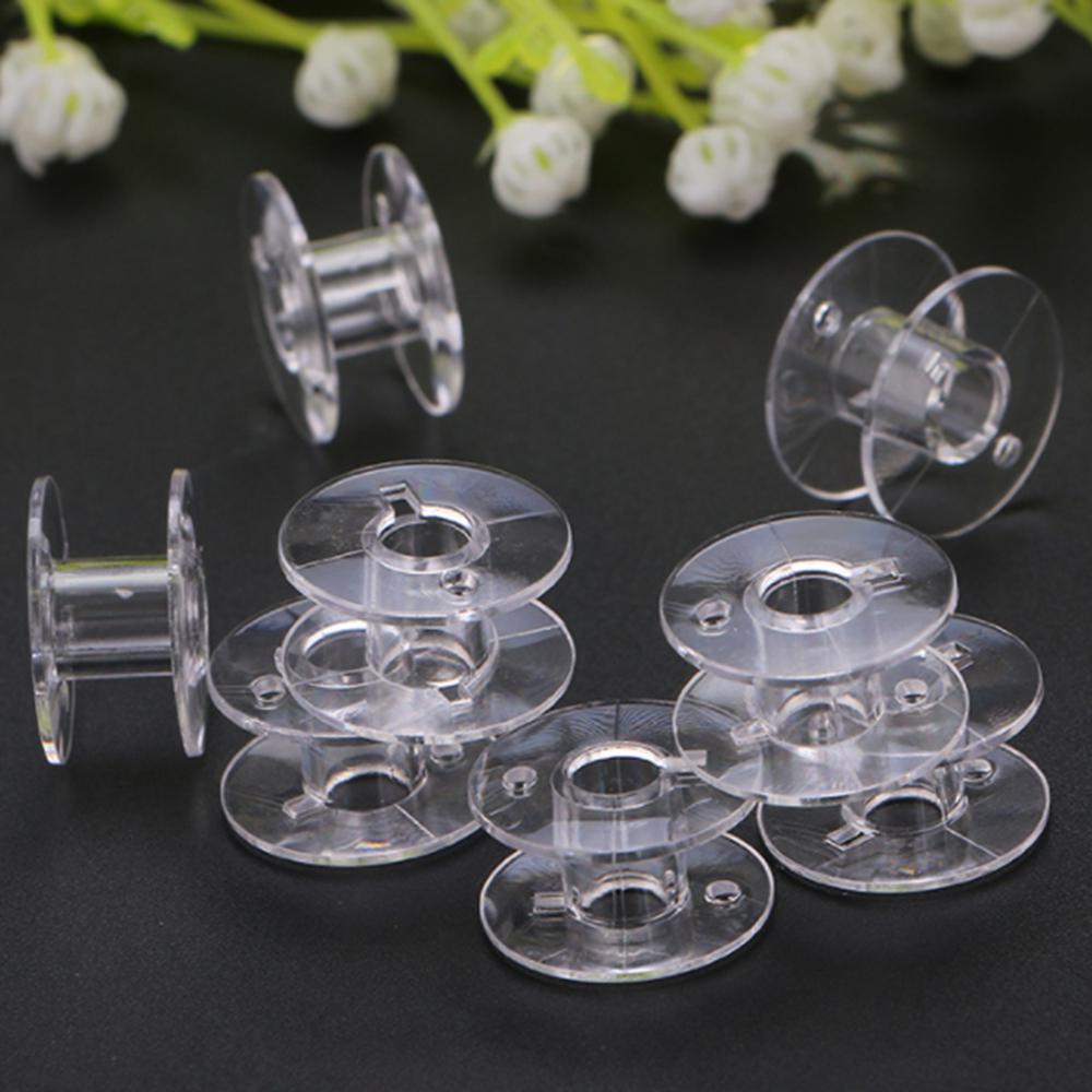 25Pcs/Set Clear Bobbins Sewing Machine Plastic Spool UNIVERSAL For Most Brands 25Pcs/Set Clear Bobbins Sewing Machine Plastic Spool UNIVERSAL For Most Brands