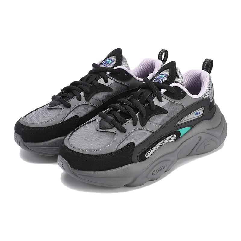 New FILA Mars 1S Breathable Retro Sneakers 'Grey Black' Women's F12W322109FFA