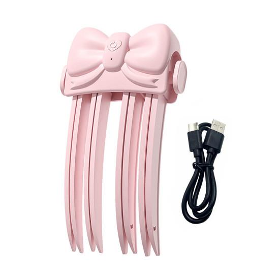 Hair Root Volumizer Electric Heated Volume Clip, 2 Heat Settings Volumizing Comb Rechargeable Lift Bangs Styling for Fine Flat
