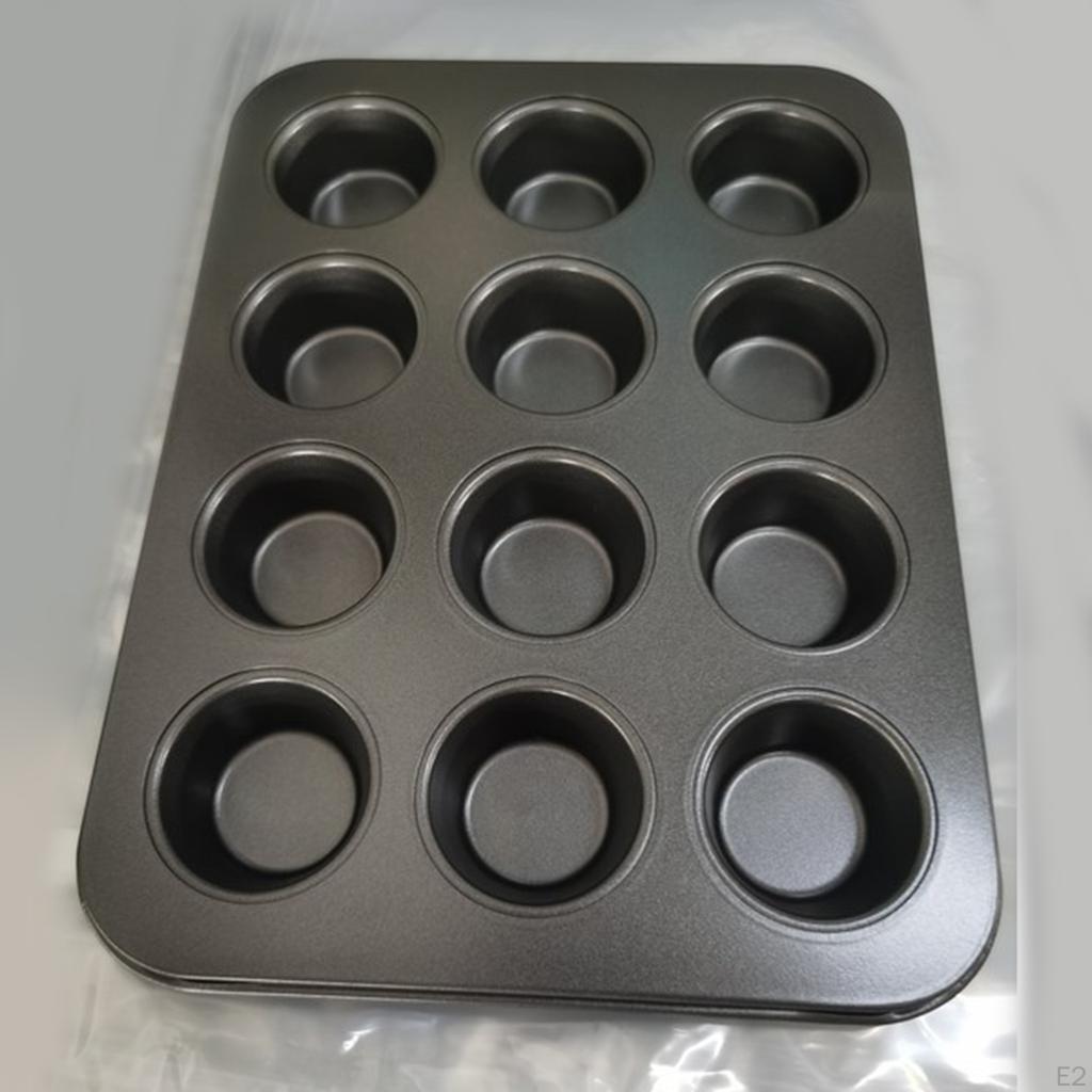 Carbon Steel Muffin Chocolate Cookie Cupcake Baking Pan Bakeware