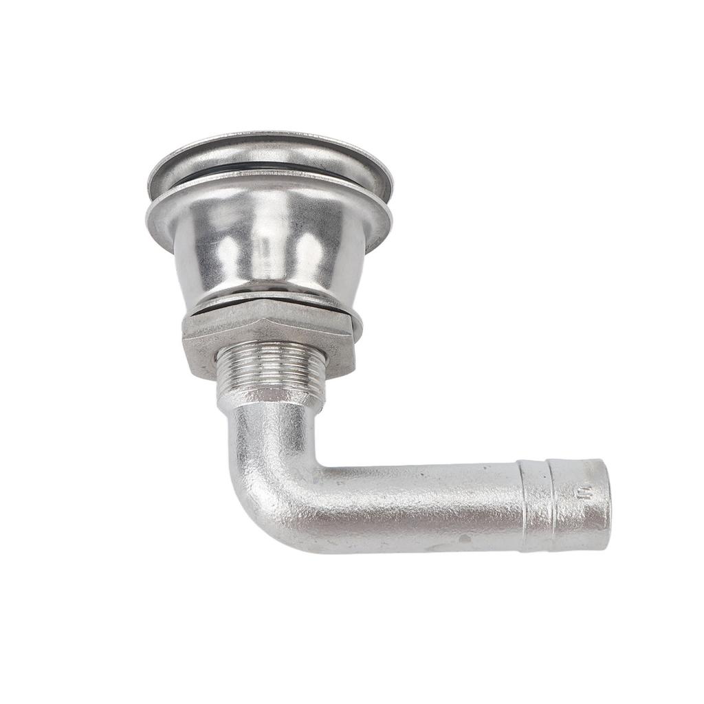 Marine Fuel Tank Vent Thru Hull 90 Degree Stainless Steel Fuel Tank Vent for Yachts Ships 5 8 In Pipe