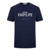 Goldlion Men's Summer Stretch Casual Printed T-shirt with Silk Blend