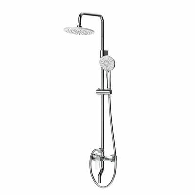 SSWW Copper Shower Faucet Set with Top Spray