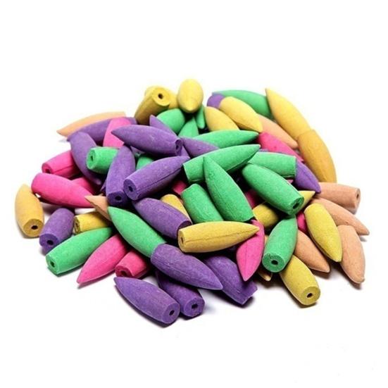 

50 шт., ароматные башни со смешанным ароматом, благовония, конус, сандаловое дерево, свежий воздух, аромат специй