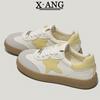 Retro women's soft-soled cowhide little white shoes children's autumn new casual sports shoes