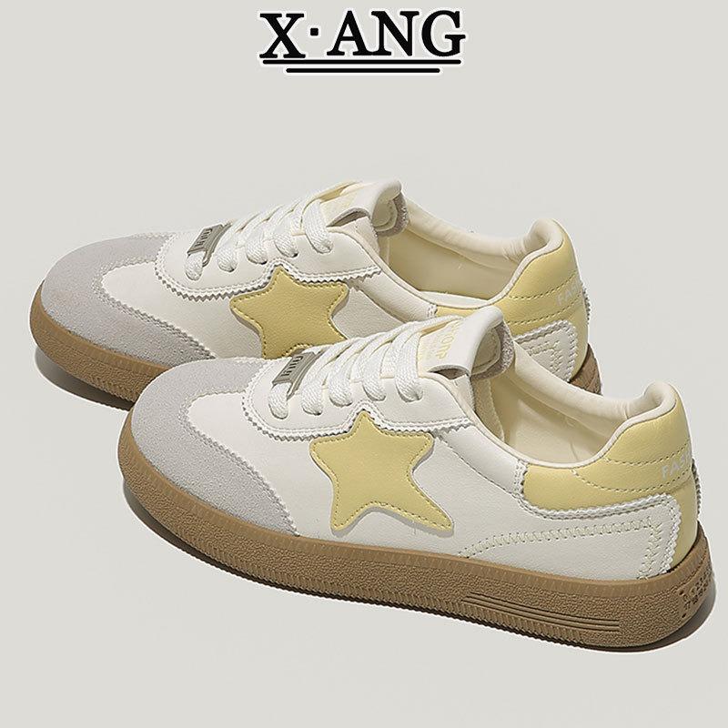 Retro women's soft-soled cowhide little white shoes children's autumn new casual sports shoes