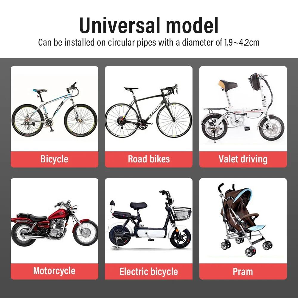 1PCS Portable 360° Rotation Bicycle Handlebar Cup Holder Cup Storage Rack for  Bicycles Electric Bikes Motorcycles Installation
