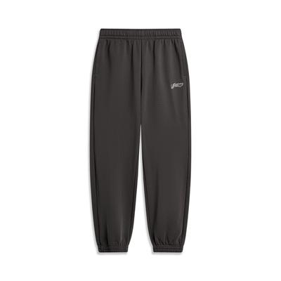 Li Ning Sports Lifestyle Serie Bündchen Mid-Rise Loose Knit Jogger Herren Jogger Dunkelgrau AKLU823-5