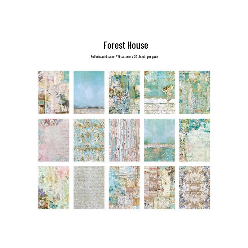 Beautiful Day Plant Journal: Flower Blooming Series - 30 Decorative Sulfuric Acid Paper Sheets, 8 Styles