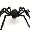 A 59.06inch Giant Black Spider, Suitable for Indoor and Outdoor Halloween Decoration, Family Parties, Courtyard Haunted House Decoration