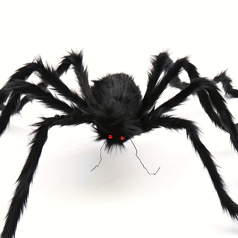 A 59.06inch Giant Black Spider, Suitable for Indoor and Outdoor Halloween Decoration, Family Parties, Courtyard Haunted House Decoration