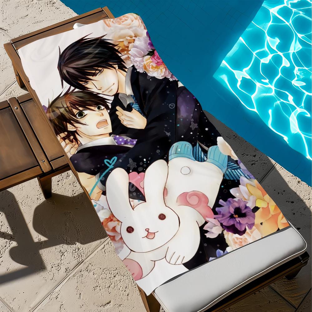 Anime S-sekai-ichi cute H-hatsukoi Towel Beach Quick Dry Soft Pool Towels Gift for Travel Gym Shower Camping sports