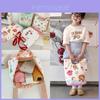 Cotton Kids Shoulder Bag With Animal Print For Toddler School Use