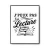 Poster - PLANETEE - I Can't Minimalist - I Can't I Have Reading - A3 - Pearlescent Photo Paper 310 G/m²