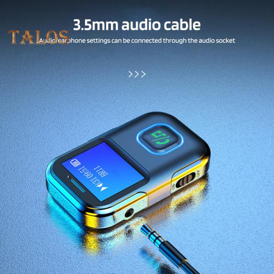 Bluetooth-compatible Receiver Car Adapter Enhanced Connectivity Versatile Compatibility Plug-Play Audio Adapter Music Receiver