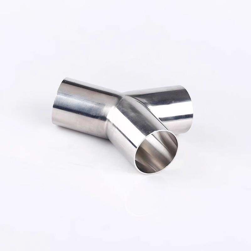 304 Stainless Steel Sanitary Y-Type Welded Tee