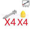 MOC Military Building Blocks Accessories Missile Rocket Nuclear  Assembly Models Compatible With Toys Kid Gift Bricks X053 DIY
