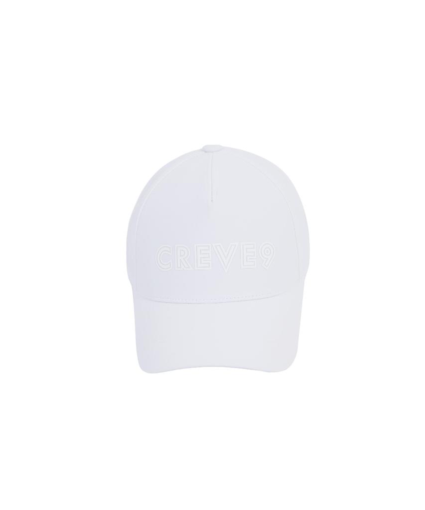 CREVE9 Uni Basic Logo Ball Cap Wh