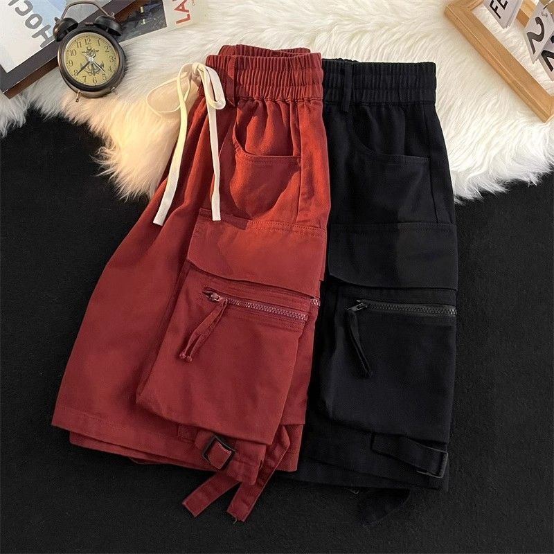Summer Gym Quick-drying Shorts Casual Fitness Streetwear Men's Jogging Short Pants Men Multi-pocket Sport Casual Hip Cargo Short
