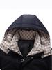Men's 2025 Winter Thickened Hooded Down Jacket, Mid-Length, Fashionable Style for Couples