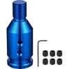 TOMALL Universal Aluminum Shift Knob Adapter M12X1.25 for Non Threaded Shifter Car Adapter Accessories Compatible with BMW Mini etc. (Black)