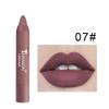 Nude Apricot Lipstick Pen Waterproof Sexy Red Brown Matte Lipstick Tint Contour Lip Liner Makeup Lasting Non-stick Cup Cosmetics