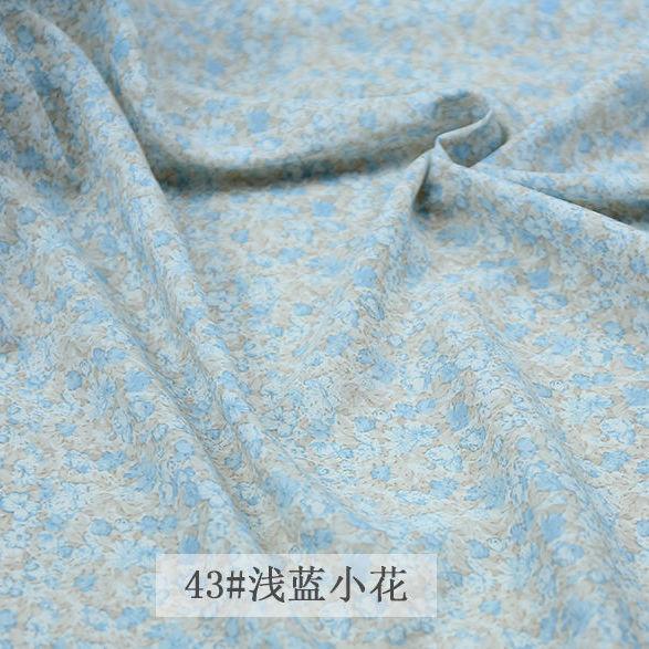 Kwiatowe Szyfonowe Tkaniny Draperowana Miękka Bluzka Sukienka Tkanina Odzieżowa Koreański Słodki DIY Ręcznie Robiona Robótka Ręczna Materiały Odzieżowe Szycie