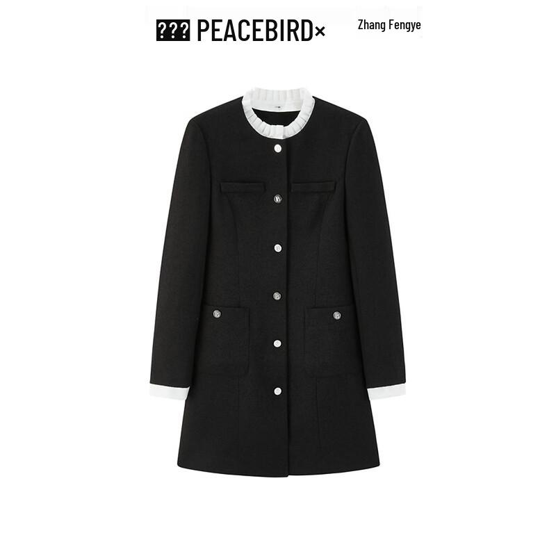 Peacebird French Chic Textured Short Dress