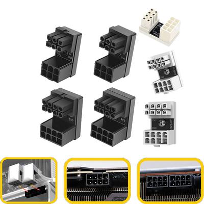 ATX 8PIN 6pin PCI-E 8pin Buchse auf Stecker 90/180 Grad abgewinkelter Anschluss für Desktops Grafikkarte GPU Servolenkungsanschluss