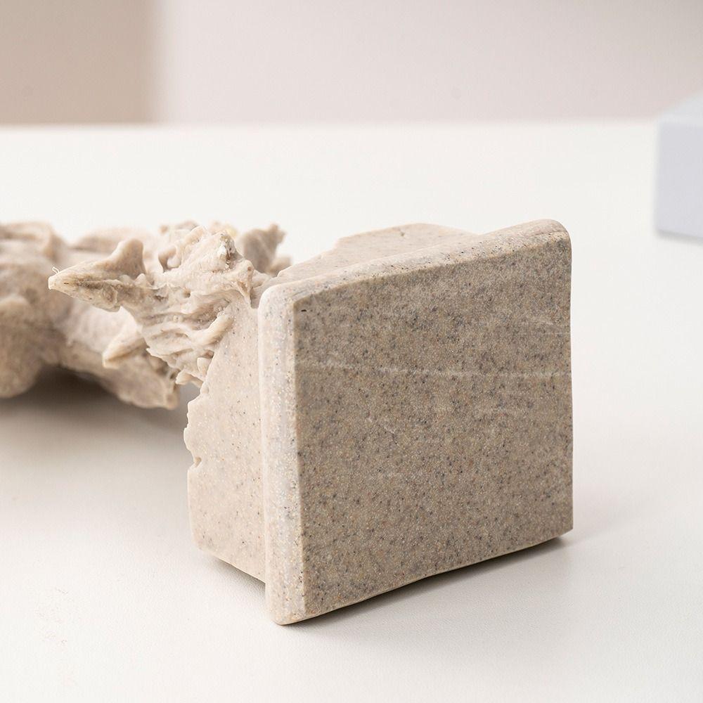 Modern Animal Sculpture Resin Miniatures Figurine Desktop Ornament Horse Head Statue  Living Room