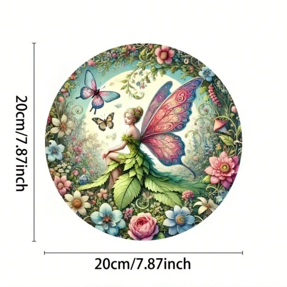 Modern Farmhouse Apple Metal Sign Rustic Kitchen Wall Decor Artificial Apples Metal Basket