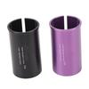 2PCS Seatpost Reducer Shim Aluminum Alloy Tube Adapter Variable Diameter Sleeve for Mountain and Road Cycling 31.6-33.9mm