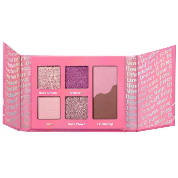 Lidschatten - ESSENCE - Mini Palette Don't Stop Believing in... - 6 pigmentierte Farbtöne - Vegan - Kompakt