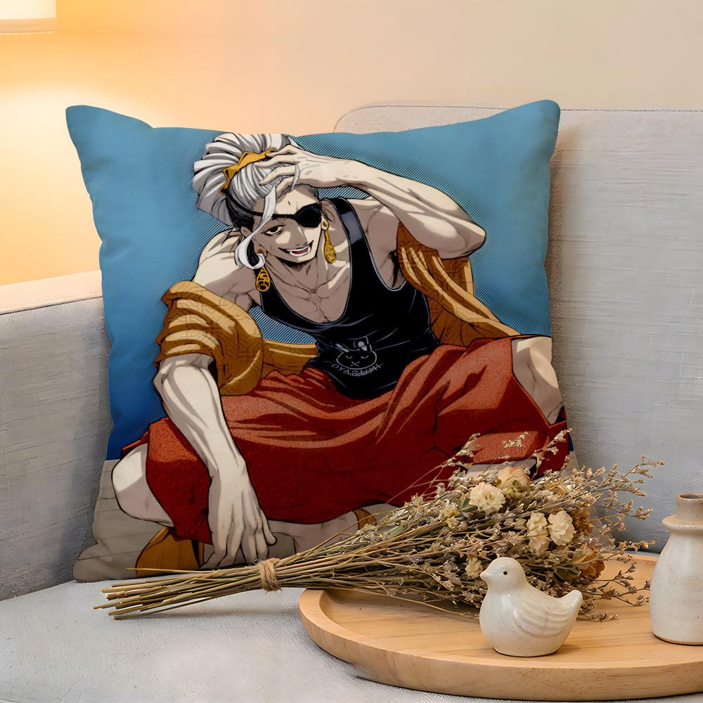 Cushion Cover Linen SkinFriendly Soft Decorative Case For Sofa Home Decor Hot Anime RRecord Of Ragnarok Pillow Cover