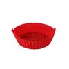 Air Fryer Silicone Liners Air Fryer Silicone Pot Reusable Baking Tray Pizza Chicken Food Safe Non Stick Air Fryer Basket