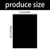 Doppelseitige schwarze Blattkarton A4 bedruckbare schwarze Blatt für Etiketten und DIY-Etiketten, Karte, Bastelverzierungen, Drucker und Kopierer