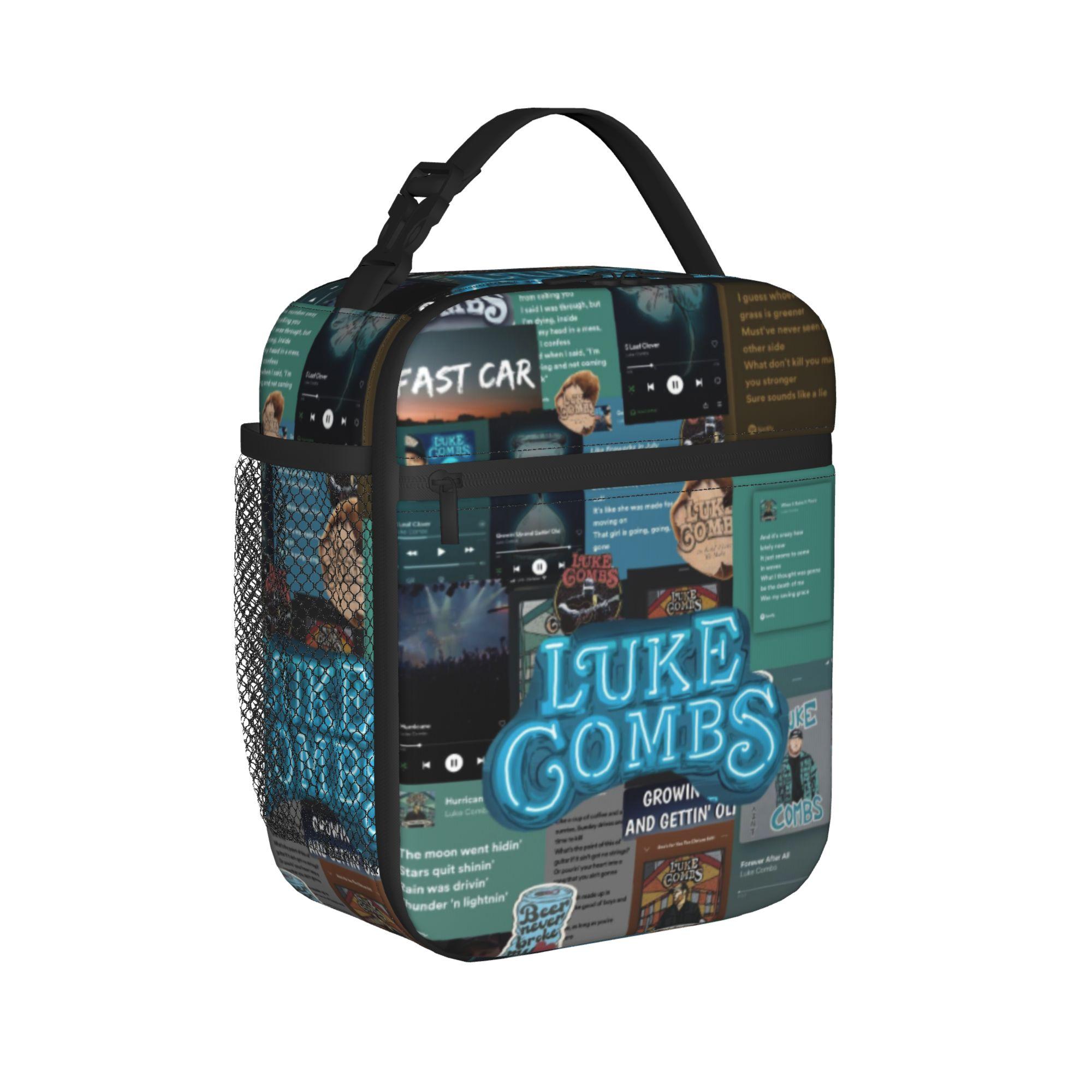 Boîte à lunch isotherme Lukes Combs tournée 2026 Merch Boîte alimentaire pour le déjeuner Nouvelle arrivée Glacière Thermique Bento pour l'école Option 1