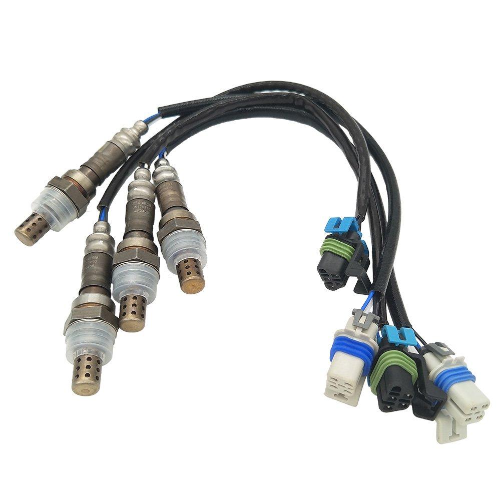 

JESBEN 4pcs Heated Oxygen Sensor Lambda Sensor Downstream S-Ensor 2 Upstream S-Ensor 1 Replacement for Escalade Silverado 1500 25000 Yukon Sierra