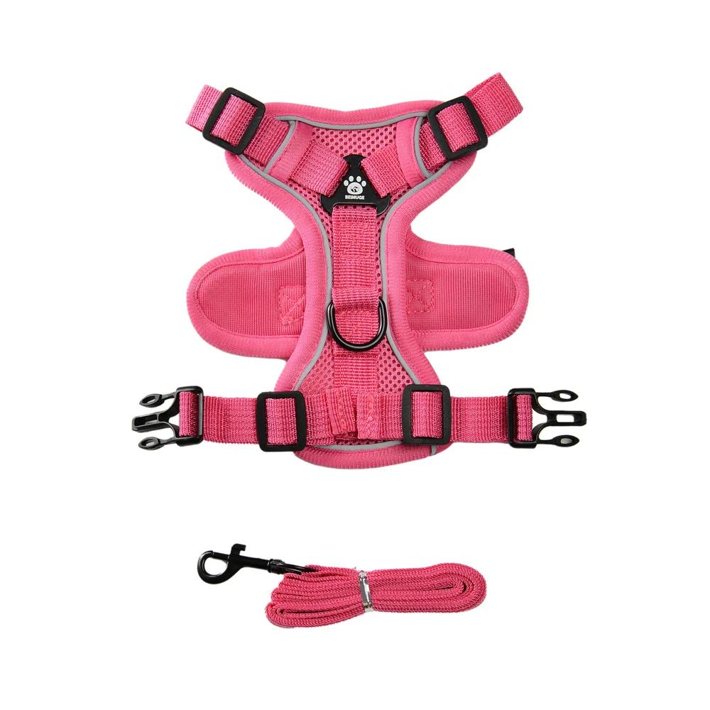 Breathable Cat Harness Leash for Small Medium Dogs Cats  Adjustable Reflective Harnesses Pets Vest Puppy Maine Sphynx Supplies