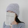 Women's Pastel Bocashi Roll-Up Golji Knit Winter Hat