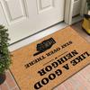 Pink Swan Black Cat Pattern New Entrance Floor Mat Bathroom Absorbent Foot Door Mat Horror Skeleton Decoration